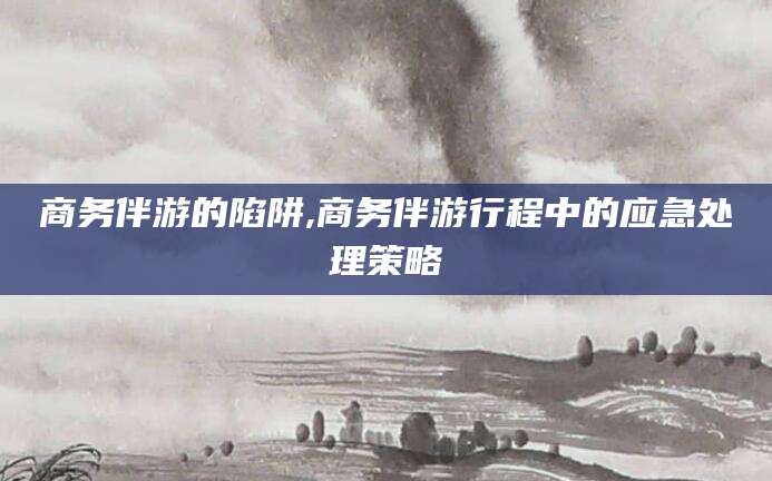 广东商务伴游的陷阱,商务伴游行程中的应急处理策略